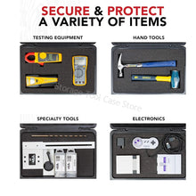 Load image into Gallery viewer, Travel Case / Storage: Plastic Tool Box. Waterproof. Hard Carry Case. Toolbox Organizer
