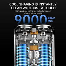 Load image into Gallery viewer, Gadgets / Grooming: Mini Electric SMART Shaver. Digital Display. Dual Blade. Rechargeable
