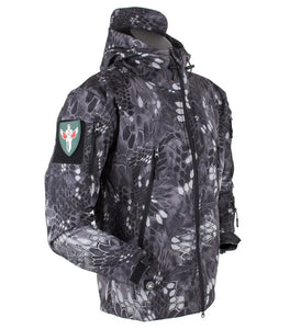 Coats / Jackets: by CHRLCK. Winter Autumn Waterproof Jacket.  Windproof. SoftShell. Hooded. Solid or Camo Colors