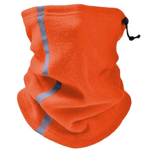 Load image into Gallery viewer, Head Gear: Gaiter: Fleece Neck Warmer. Reflective. Adjustable Drawstring. Windproof. Various Colors.
