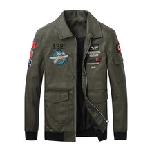 Load image into Gallery viewer, Coats / Jackets: Locomotive Coats. Faux Leather. Windproof.
