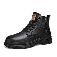 Load image into Gallery viewer, Boots:  Safety Boot. Work or Dress. Protective Working Shoes. Rustic and Rugged. (See Images for Size conversions)
