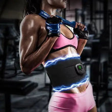 Load image into Gallery viewer, Fitness: Portable USB Waist Massager 2026 Electric Body Shaping Belt Rechargeable Trainer
