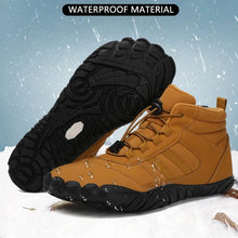 Load image into Gallery viewer, Boots:  Snow &quot;BareFoot&quot; Booties. Outdoor Waterproof.  Fur.
