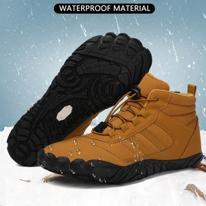 Boots:  Snow "BareFoot" Booties. Outdoor Waterproof.  Fur.