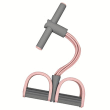 將圖片載入圖庫檢視器 Fitness: Pedal Resistance Band. Four-Tube Elastic Band, Portable. In-CAB
