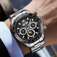 Load image into Gallery viewer, Watches: by OLEVS.  Chronograph. Mechanical. Waterproof. Eye Appeal.. VArious stylings

