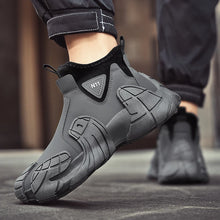 Load image into Gallery viewer, Boots: Ankle Boot: Lightweight. WAter repellant. Thick soled. Stylish Comfort Safety.
