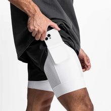 Load image into Gallery viewer, Fitness: Shorts by Kaierkang. Breathable Double Layer Sport Shorts. Quick Dry.  Stretch Pocket
