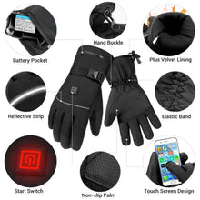 Load image into Gallery viewer, Gloves / Gadgets:  Heated Gloves. USB Battery Charged. Waterproof.
