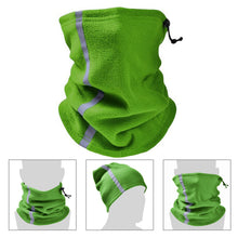 Load image into Gallery viewer, Head Gear: Gaiter: Fleece Neck Warmer. Reflective. Adjustable Drawstring. Windproof. Various Colors.
