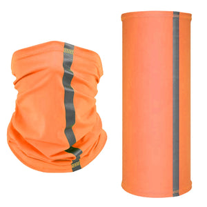 Safety Wear: High Visibility Neck Gaiter. Reflective. Summer Bandana. Wind/ Dust /Sun Protection.