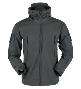 Coats / Jackets: by CHRLCK. Winter Autumn Waterproof Jacket.  Windproof. SoftShell. Hooded. Solid or Camo Colors