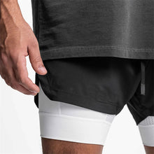 Load image into Gallery viewer, Fitness: Shorts by Kaierkang. Breathable Double Layer Sport Shorts. Quick Dry.  Stretch Pocket
