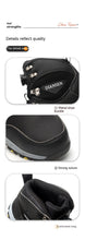 Load image into Gallery viewer, Boots:  Leather Safety Boots. Button Release. Waterproof. Indestructible. Steel Toe. Kevlar Midsole. Anti-puncture.  (See Images for Size conversions)
