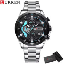 將圖片載入圖庫檢視器 Watches: Stainless Steel.  Creative Fashion Luminous Dial with Chronograph. Various Styles
