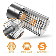 Load image into Gallery viewer, Gadgets / Tools: Universal Socket Wrench Adapter. Adjustable Head. 7-19mm ((Power Drill  NOT included))
