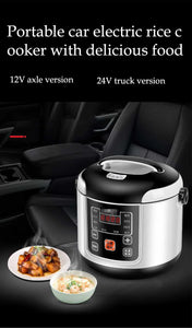 Gadgets: Portable  Cooker 2L Electric Truck Multi-Cooker. Soups, Rice, Stew. 12V or 24V