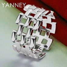 Load image into Gallery viewer, Wristwear / Wrings: Braided Rings. 925 Sterling Silver. Small sizes only 7/8/9/10#. Exquisite.

