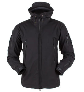 Coats / Jackets: by CHRLCK. Winter Autumn Waterproof Jacket.  Windproof. SoftShell. Hooded. Solid or Camo Colors
