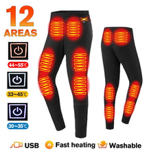 Load image into Gallery viewer, Coats / Jackets: Thermal Heated Underwear. USB Electric Heating. Fleece Long Johns.
