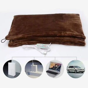 Gadgets : USB Electric Blanket. 3 Heat Settings. Timing Function. Soft and Wearable.