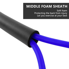 Load image into Gallery viewer, Fitness: Elastic Resistance Band.  Comfort Handles. Strength Tension Rope. Note: Single B.and

