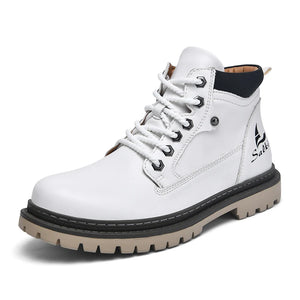 Boots:  Leather Ankle Boot. High Top. Anti Slip. Handmade.  (See Images for Size conversions)
