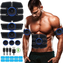 Load image into Gallery viewer, Fitness: ABS Muscle Stimulator. USB Rechargeable. Wireless LCD Display ABS /Arm Training.
