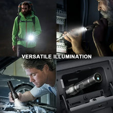 Cargar imagen en el visor de la galería, Gadgets: Linternas LED, linterna portátil con 5 modos y zoom, antorcha brillante para acampar, senderismo al aire libre, iluminación de emergencia para el hogar
